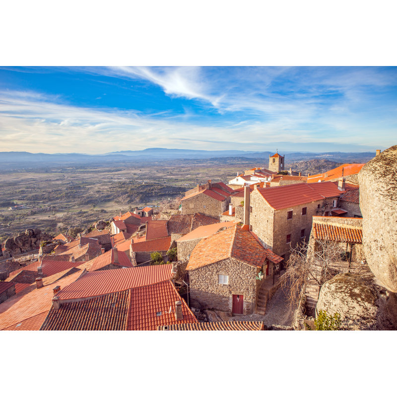 Village Of Monsanto. Portugal by Edufoto - Wrapped Canvas Print, 30cm H x 46cm W