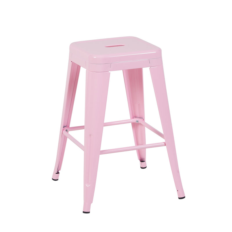 Counter Height Stool, 4, Pink