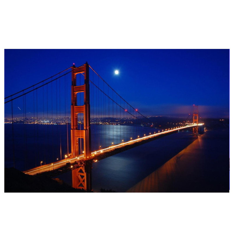 Art mural en toile 15,75 po x 23,5 po San Francisco