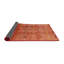 Tapis rouge à motif floral-1981021991