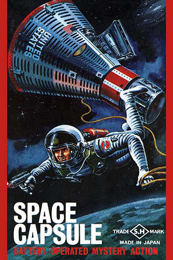 " Space Capsule ", 30" H x 20" W