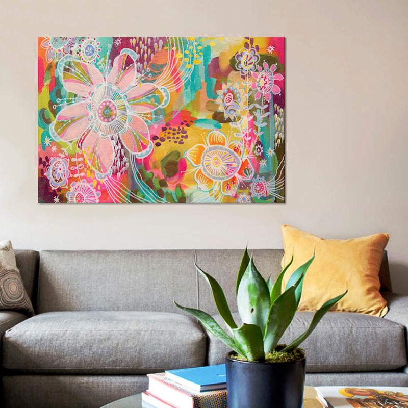 « swoon », impression sur toile tendue, H 12 po x l 18 po x P 1,5 po, Pas de tapis, Toile tendue