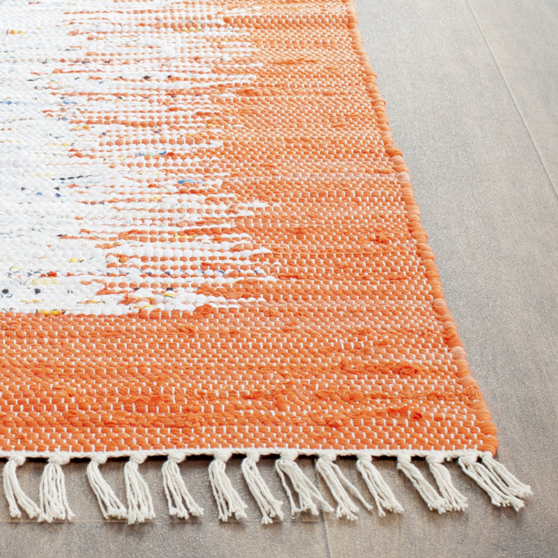 Dumont Abstract Cotton Hand Woven Area Rug, Rectangle 91 x 152cm