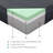 Green Tea Gel-Infused Memory Foam Mattress, Gray, Mattress In A Box-1820133349