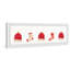 Santa Hat And Christmas Socks - Single Picture Frame Panoramic Painting-223502664