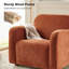 Titouan 35'' Wide Lamb Wool Upholstered Teddy Armchair with Solid Wood Legs-366004507