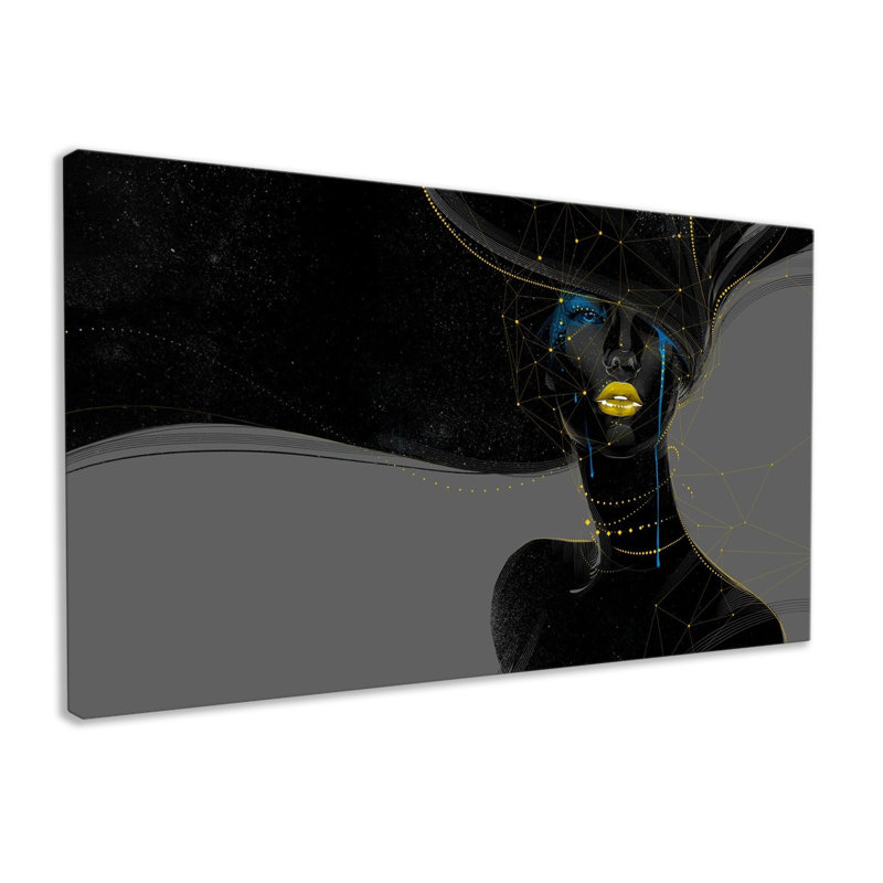 Dark Girl - Wrapped Canvas Art Prints, 61cm H x 110cm W