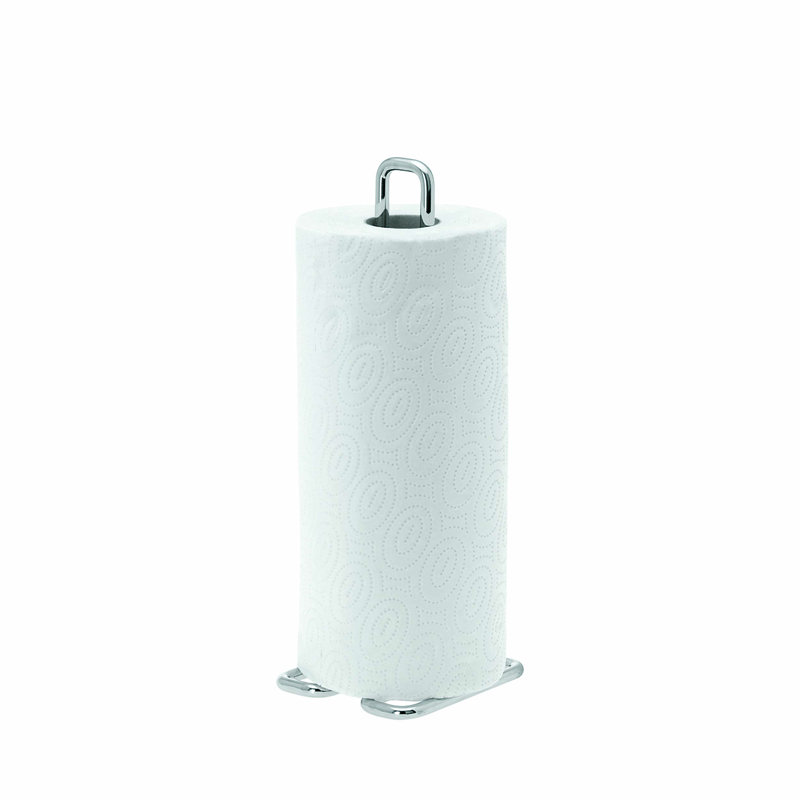Free Standing Paper Towel Holder, Steel Chrome