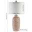 Lampe de table 28 po Brady Sandy Pearl
