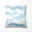 Coussin Boho - Coussin blanc à motif de chevrons-125946992