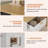 Modern Wooden Kitchen Island with Drop Leaf, Built-in Power Outlets, Mini Fridge Space, and Trash Bin Cabinet for Small Kitchens & Coffee Bars