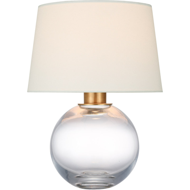 Chapman & Myers Masie Table Lamp, 14.5" H x 10.75" W x 10.75" D, Smoke
