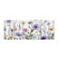 Kbndieu Short Floral Small Window Valance Curtains for Bathroom Kitchen Cafes Thermal Insulating Tier Curtains 52x18inch Colorful Flowers Leaves Plants-1679299263