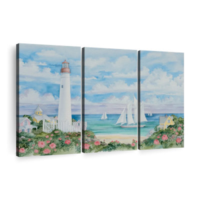 " Ocean View Lighthouse " 3 - Pieces