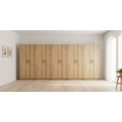 Modex Oak Multi-Purpose Utility Storage Cabinet