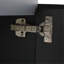 Meuble-lavabo mural 24 po avec lavabo en céramique et porte d'armoire à fermeture en douceur 24 po