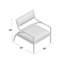Cohen 29" Wide Genuine Leather Armchair-60115018