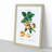 Apple Tree Branch by Pierre-Joseph Redoute - Single Picture Frame Painting-55544722-55544720