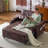 Upholstered Convertible Twin Size Loveseat Recliner Sleeper Couch Pull Out Sofa Sofa Bed For Small Spaces-1819093691