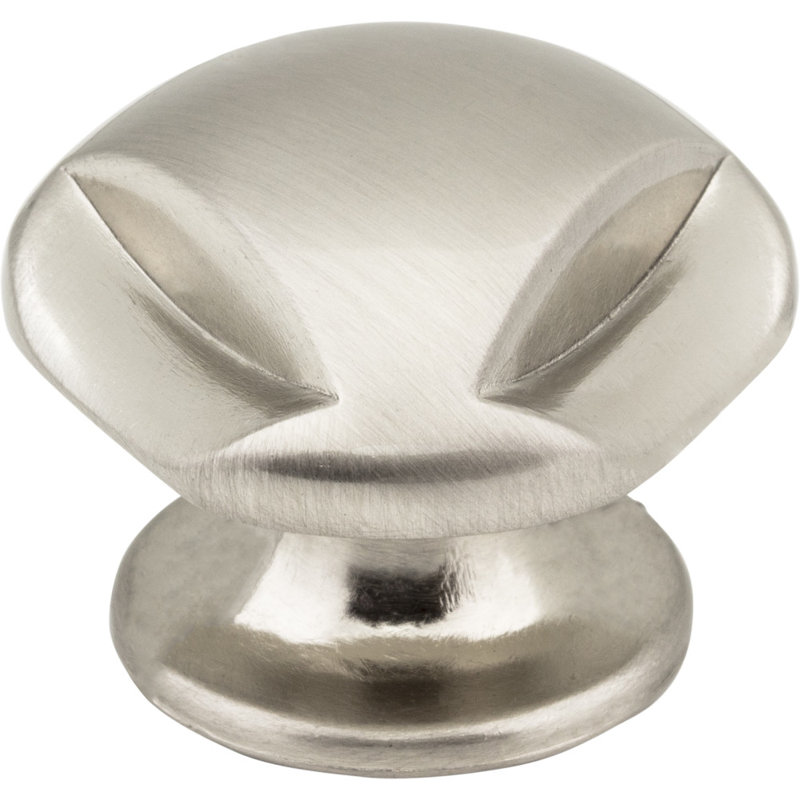 Chesapeake Geometric Knob, Satin Nickel