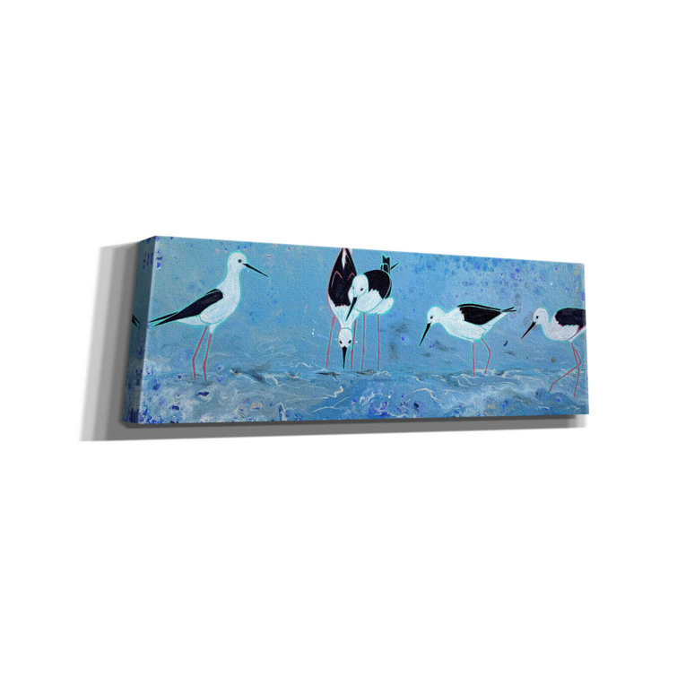 Rosecliff Heights quot Long Legged Waders quot by Angela Bond on Canvas