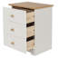 White 3 Piece Wooden Bedroom Set