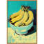 Bowl of Bananas by Treechild Framed Canvas Wall Art Print