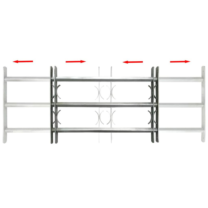 Fiscus Dakota Fields Silver Metal Pet Barrier for Lawn Edging