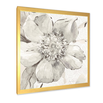 " Indigold Gray Peonies III "