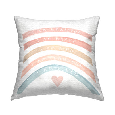 Striped Outdoor Throw Pillow