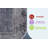 2x3 Light Grey Abstract Doormat Rug, Modern Entryway Accent Carpet with Non Shedding Low Pile Design-129227841-129227846