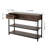 43.3" W 30.1" H Console Table With 3 Drawers and Open Storage Shelves-1903364929