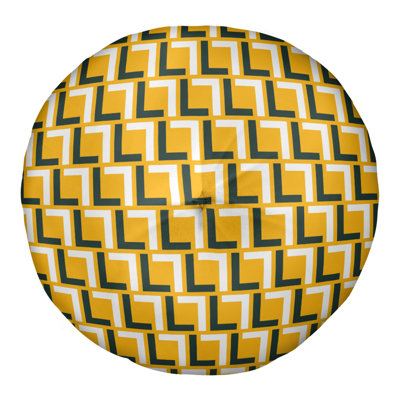 Housse de coussin rond et insert Green Bay Football Luxury