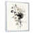 White Floater Framed