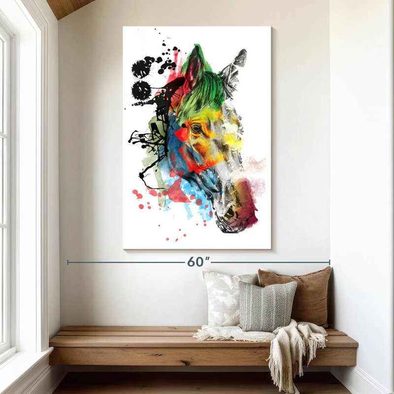 Brampt Beauty Horse, 51" H x 34" W