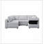 Le canapé modulaire en forme de U 106,3 po pour 4 personnes correspond au relevage hydraulique du repose-pieds de 30,7 po pour les pièces-426302822