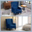 HOMCOM Wingback Accent Chair Armchair High Back-719768512-719768514