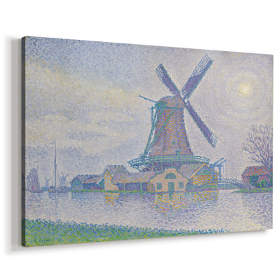 Moulin à vent à Edam-Paul Signac-Toile tendue avec châssis-1896