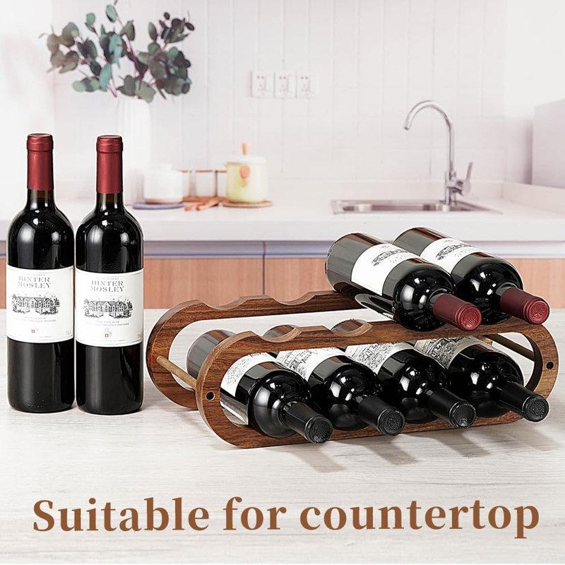 Wine Rack and Water Bottle Organizer Countertop