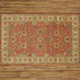 Arden Handmade Wool Orange Rug