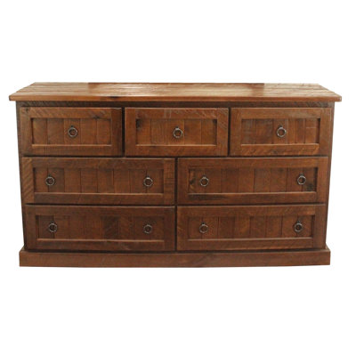 Brigitzer Solid Wood 7 - Drawer Dresser