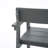 Grey 5 Garden Dining , Weather-, Patio Table, Armrest Chairs, High Impact Strength, Customizable 4 Outdoor In - Table With Umbrella Hole And 4 Suitable For Various Areas, Made From Recycled Plastic,-127637266