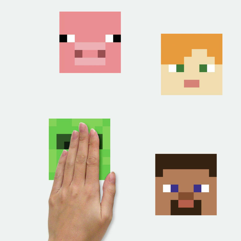 Décalcomanie murale Minecraft