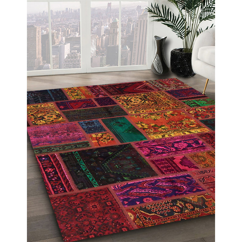 Abstract Indoor Rug, Square 8'