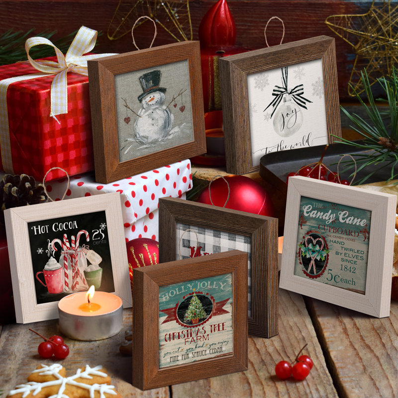 5.25'' Wood Photo Ornament