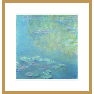 «Waterlilies» par Claude Monet, impression giclée encadrée