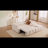 90"King Size 3-in-1 Convertible Sleeper Sofa Bed with Storage Chaise, Teddy Fabric-210991884