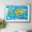 Carte du monde - impression encadrée-366616714-366616713