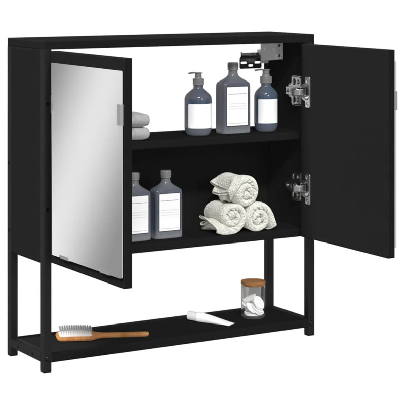 Bathroom Cabinet, Black