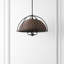 Luminaire suspendu en fer / rotin 4 lumières Arauz Paulina